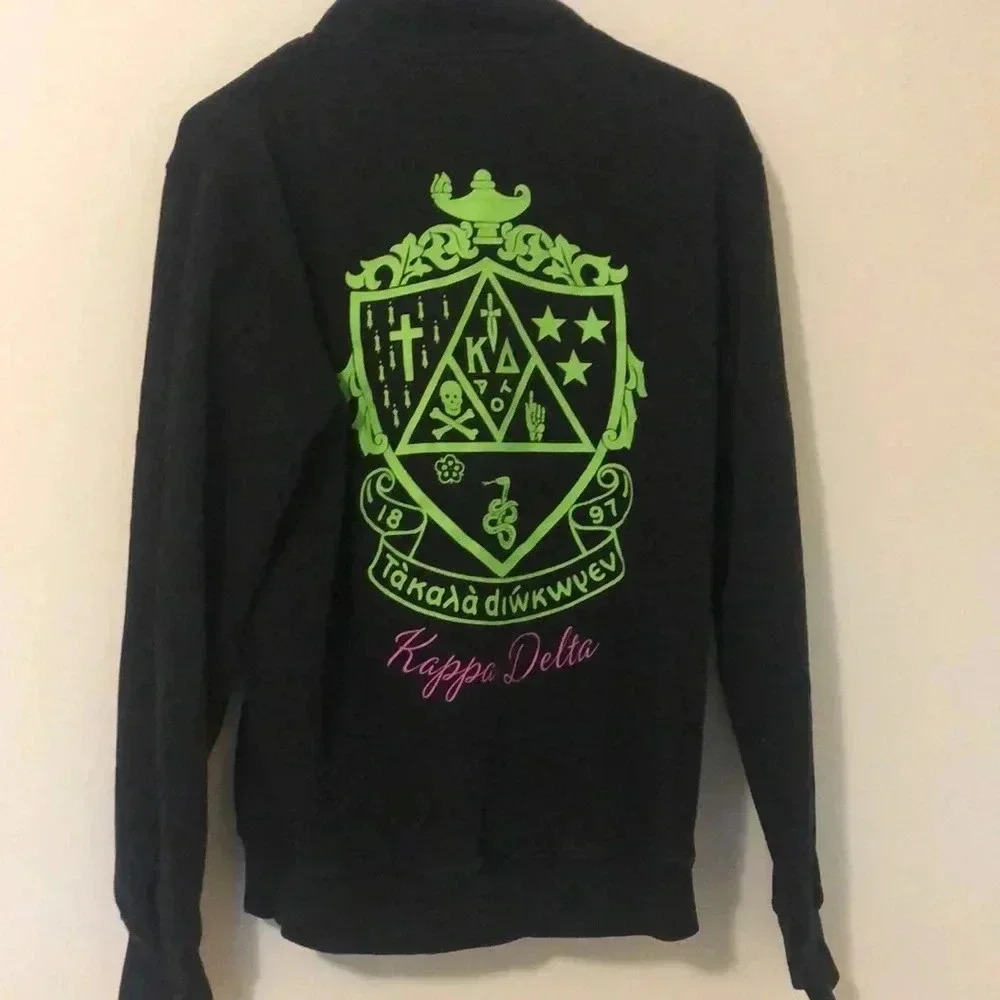 Black Kappa Delta Quarter Zip Size XS‎ Sport-Tek